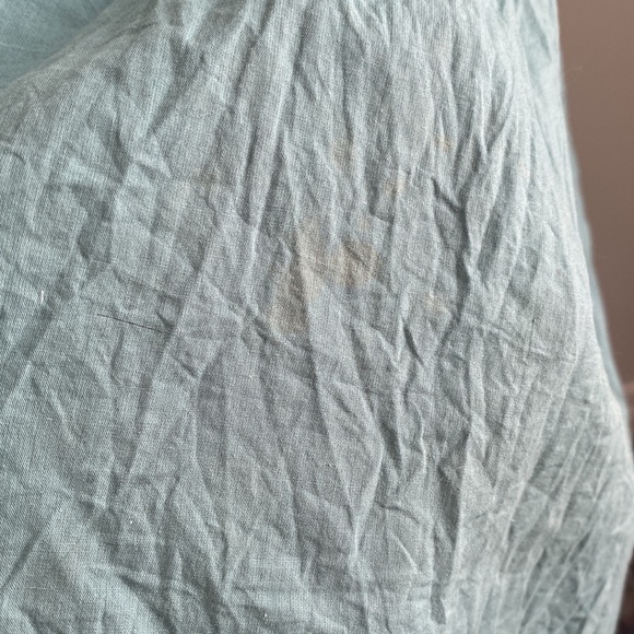 PART TWO Teal Tie Back Cotton Dress - Picture 5 of 15